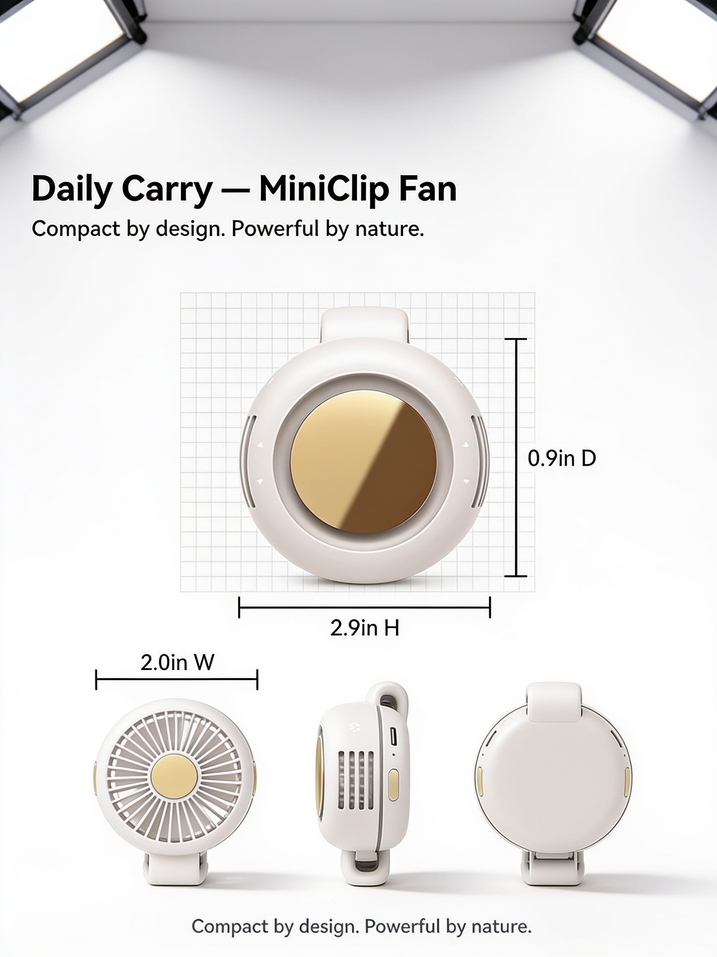 Novu™ Small Portable Fan Clip On